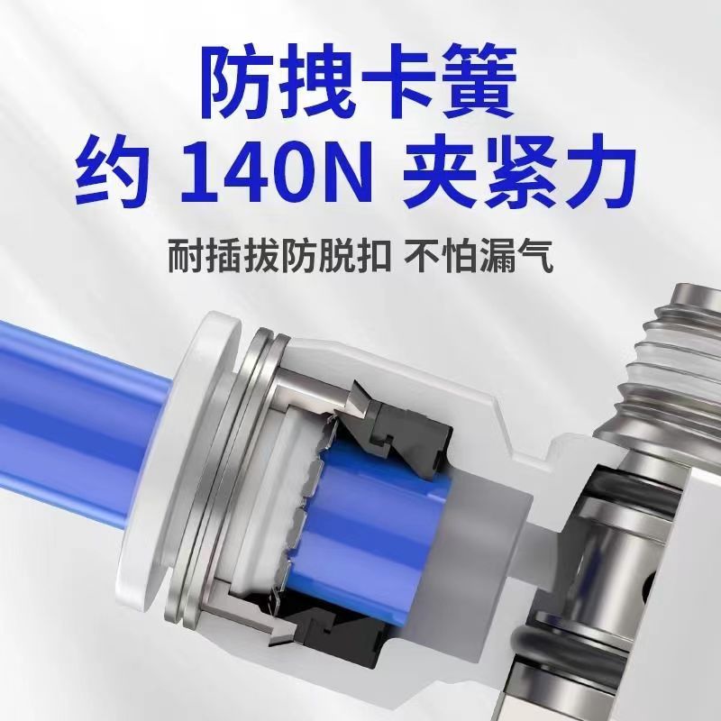 SL气动气管快速调节调速节流阀气缸可调速接头开关SL8-02微型迷你 - 图1