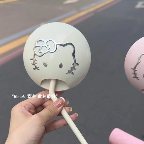 哈喽Kitty电动车装饰小配件diy电瓶车后视镜可爱卡通防水立体贴纸 - 图0