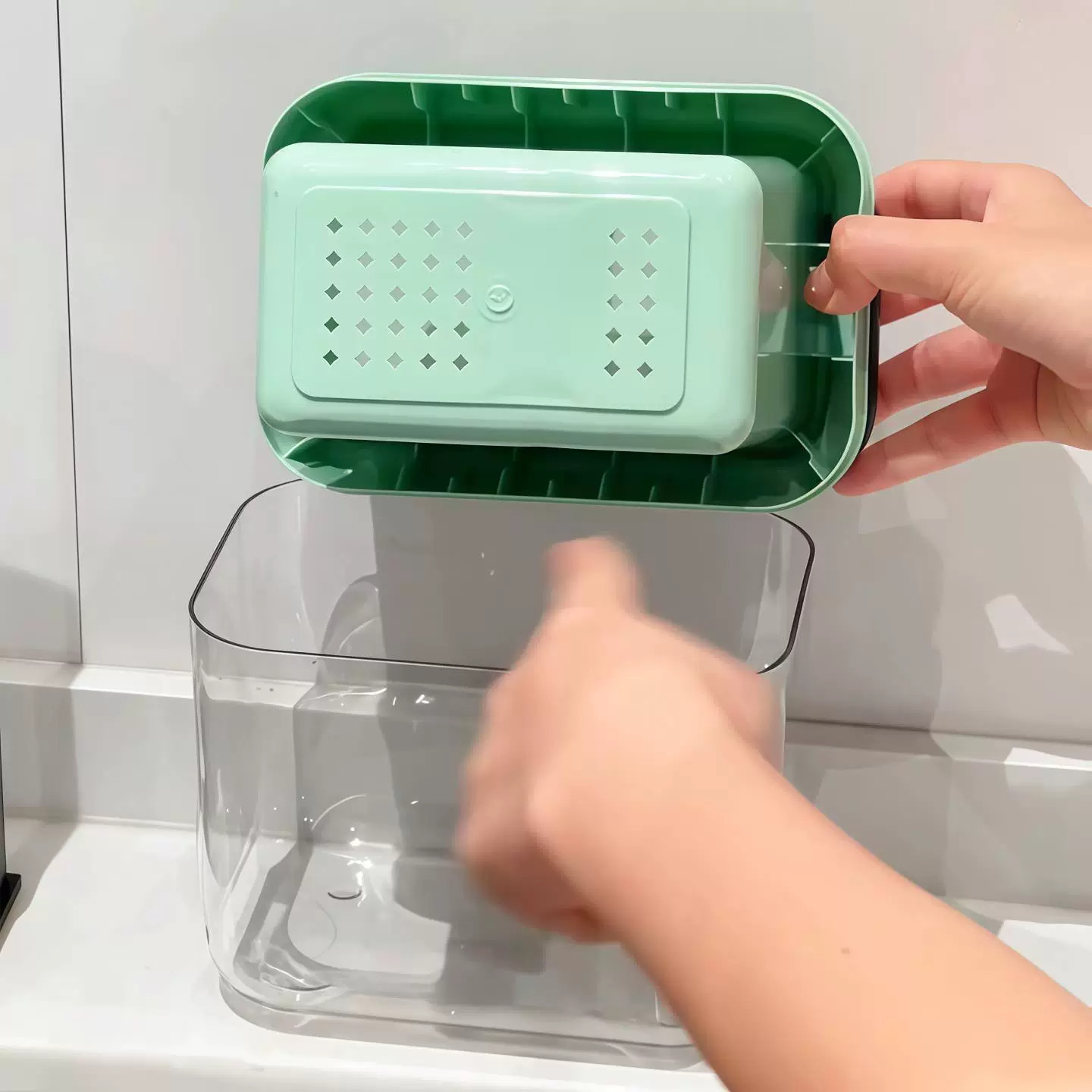 Drain chopstick barrel kitchen countertop chopsticks and spoon storage