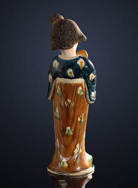 新中式风陶瓷文雅抱物创意摆件