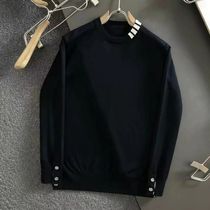 Skyline discount price-2023 fall long sleeve sweatshirt male loose with undershirt spring and autumn round collar mens blouses