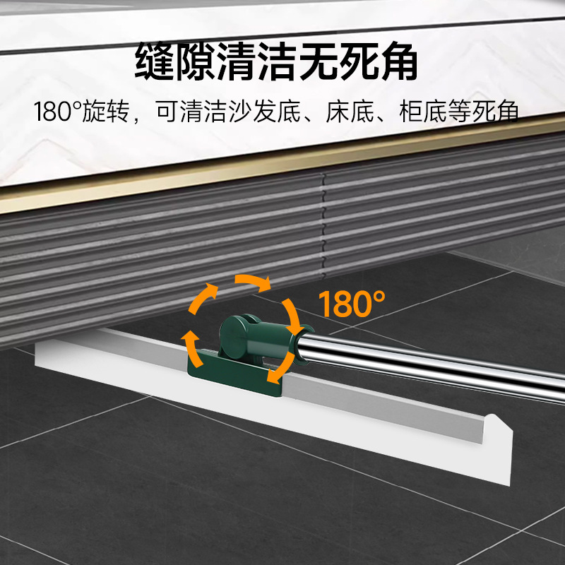 魔术硅胶扫把家用扫水地刮水器刮地板拖把浴室头发卫生间厕所 - 图2