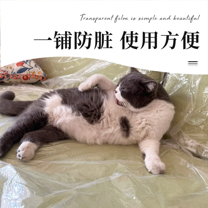 防猫尿沙发罩加厚防水防脏防猫尿床罩遮灰尘透明隔尿保护套床罩,淘宝优惠券,粉丝福利购,淘宝优惠卷