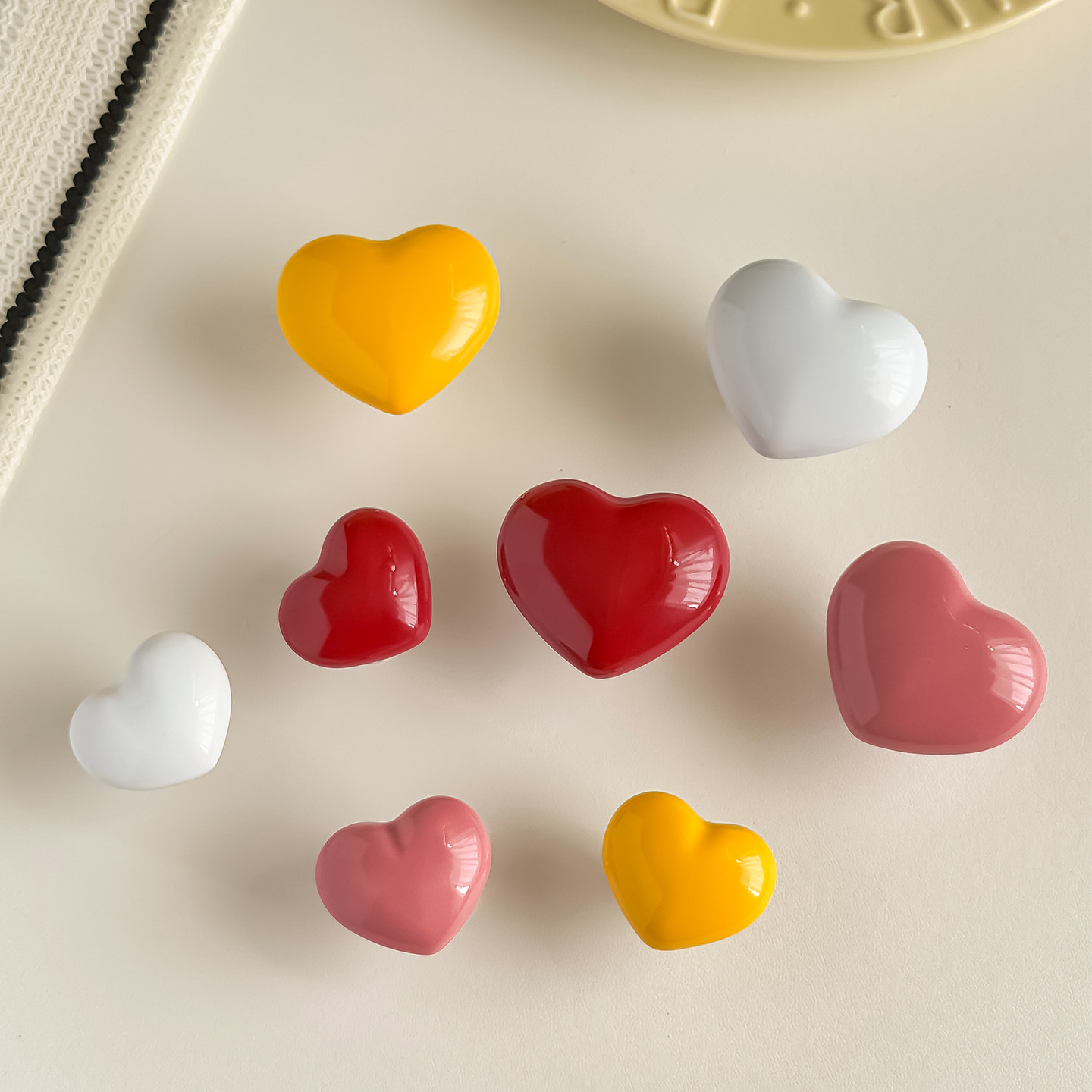 陶瓷爱心马桶按钮保护美甲专用卫生间水箱开关按键通用马桶按压器,淘宝优惠券,粉丝福利购,淘宝优惠卷