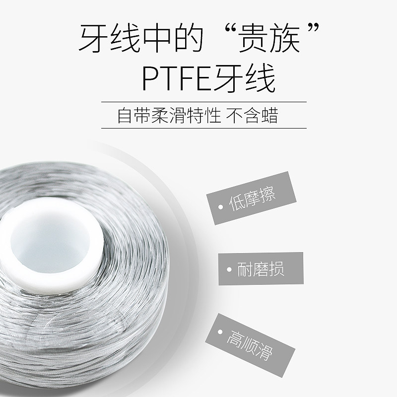 3盒装思美客牙线薄荷味家庭装超细 阶思家居牙线/牙线棒