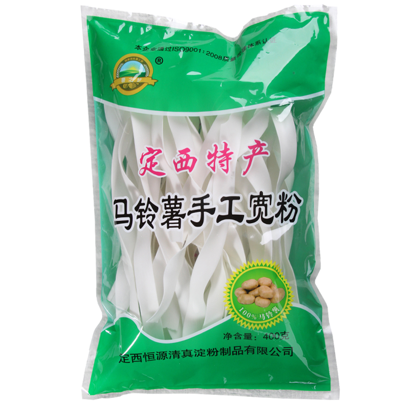 薯之梦 定西宽粉干粉纯土豆粉天水麻辣烫粉条400g*3袋装火锅粉 - 图3