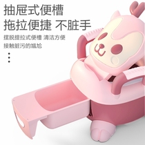 Childrens Night Theorizer Squat Toilet Sitting Poop Toddler Toilet Large Age Toilet Large Age Basin Male Treasure Trot for Splash Urine Easy