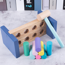 Play ground rat toy female baby 6-18 months early to teach young children Puzzle Children Building Blocks 1-2-3-year-old boy toys