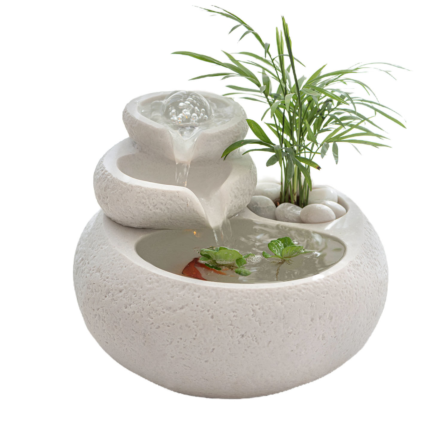 桌面流水摆件LED灯光装饰简约家居客厅办公室招财风水摆件,淘宝优惠券,粉丝福利购,淘宝优惠卷