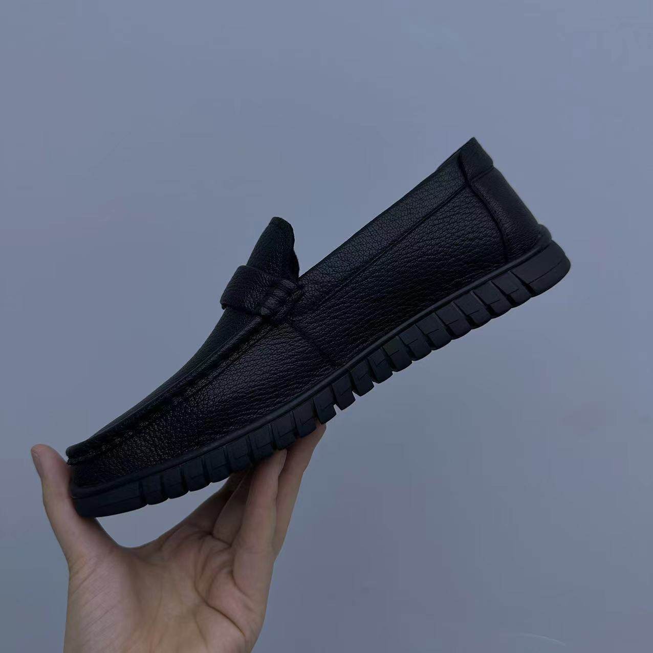 鞋子男新款广州高品质商务休闲豆豆鞋软底软皮轻便舒适开车皮鞋,淘宝优惠券,粉丝福利购,淘宝优惠卷