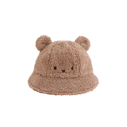 YOUGE幼歌 婴幼儿卡通毛绒渔夫帽2022新款宝宝立体耳朵可爱帽子潮 - 图3