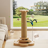 Cat scratching board wear-resistant and non-dish-lossing claw column cat crawler frame integrated
