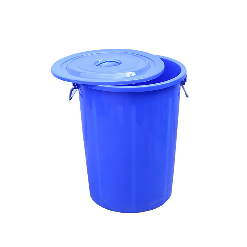 储米桶加厚塑料桶带盖圆桶食品级储水桶白色家用特大容量发酵胶 - 图3