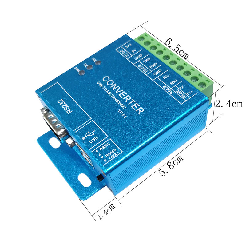 USB转RS232/RS485/RS422工业级FT232RL芯片多功能数据模块转换器 - 图1