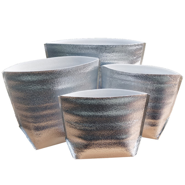 Thickened pearl cotton disposable frozen three-dimensional insulation bag