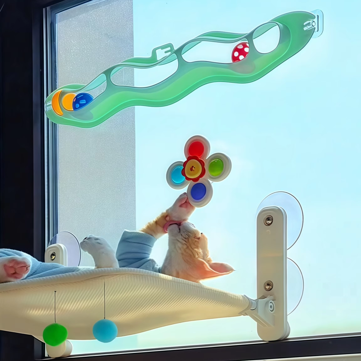 猫咪玩具吸盘转转乐自嗨解闷神器猫咪狗狗消耗体力逗猫棒宠物用品,淘宝优惠券,粉丝福利购,淘宝优惠卷