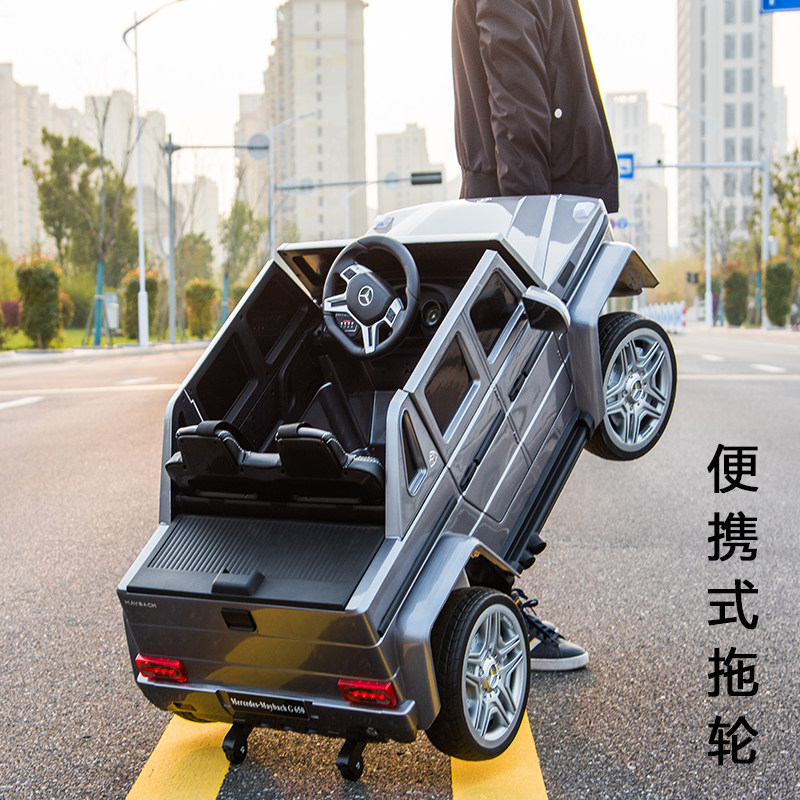 奔驰大g儿童双坐四轮越野电动车 好儿佳儿童电动车