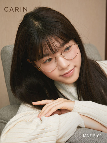 【秀智,白鹿同款】CARIN高级感眼镜架素颜防蓝光JANE可配度数近视 - 图1