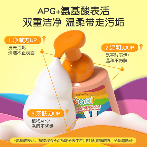 英氏婴儿沐浴露洗发水二合一儿童沐浴露新生宝宝专用沐浴液便携装 - 图0