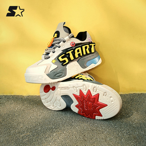 圣诞礼物STARTER板鞋男士运动鞋男款鞋子女鞋增高鞋休闲鞋情侣鞋 - 图0