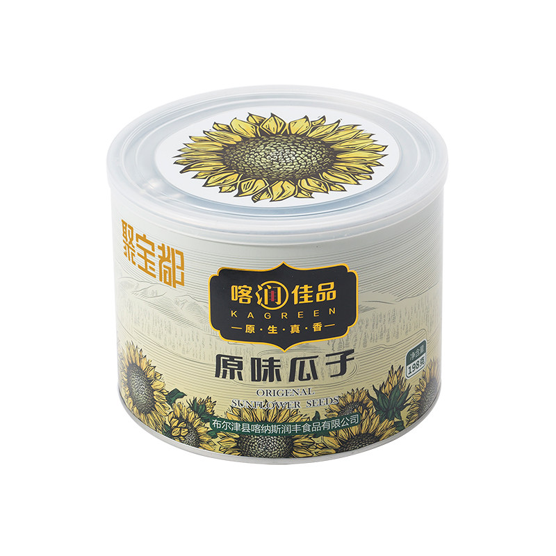大颗粒198g*4罐装葵花原味炒货 聚宝都瓜子
