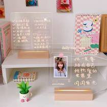 Photoboard USB Acrylic Daily Moments Photo Memo Message Boa