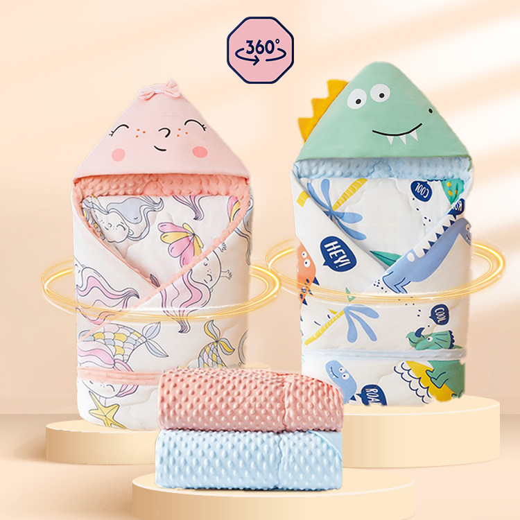 新生婴儿包被初生抱被秋冬季宝宝加厚豆豆绒防惊跳安抚产房待产包,淘宝优惠券,粉丝福利购,淘宝优惠卷