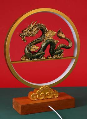 龙行天下摆件生肖龙开业家居柜子店铺前台商务礼品装饰工艺品祥龙