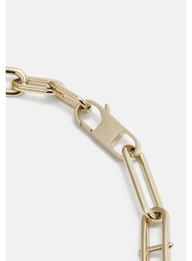 代购代购Fossil化石女士项链优雅百搭时尚精致金色不锈钢链条设