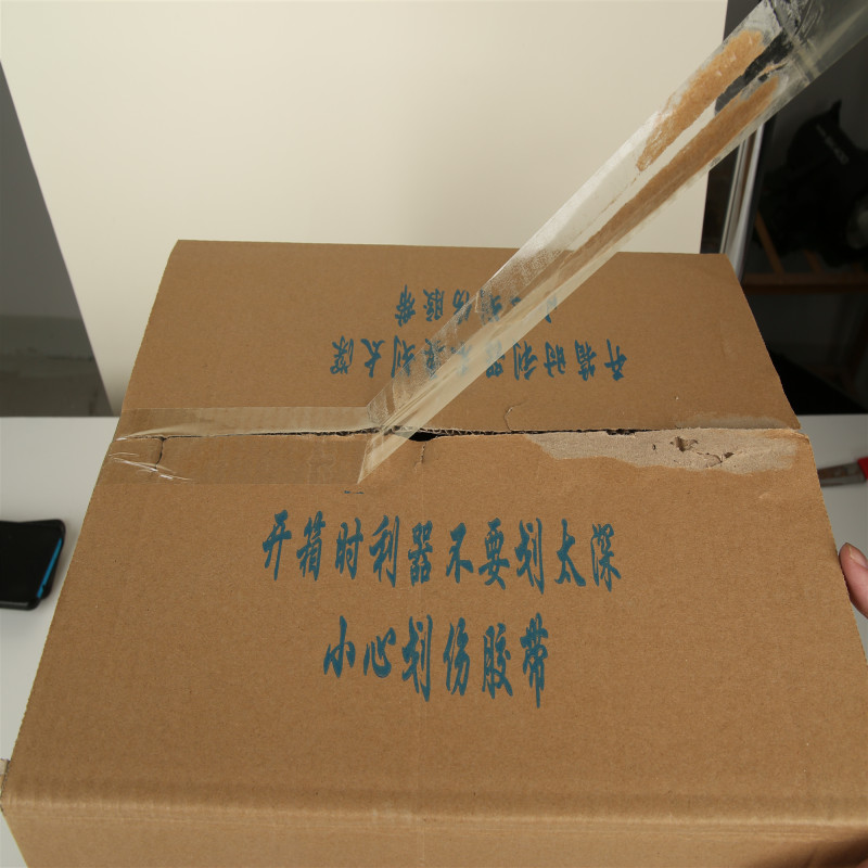 透明胶带1000米大卷机用高粘快递打包封箱胶布加厚胶纸宽4.5整箱 - 图2