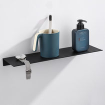 Ink Feline Free to punch Nordic Black Bathroom Shelf Wall-mounted Wall Containing floor Toilet Bathroom