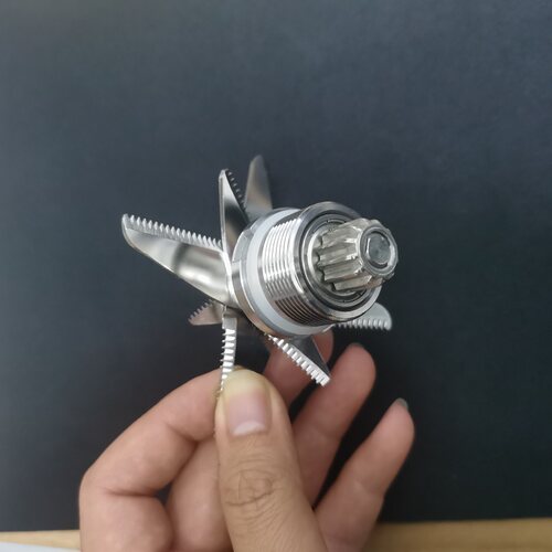 破壁机刀头6L/5L商用沙冰机刀片巴博萨豆浆机1005通用配件8叶刀组 - 图0