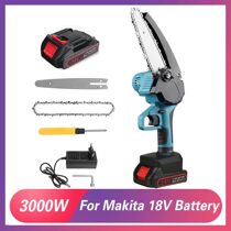 8 Inch 3000W Brushless Mini Cordless Electric Chain Saw Gard