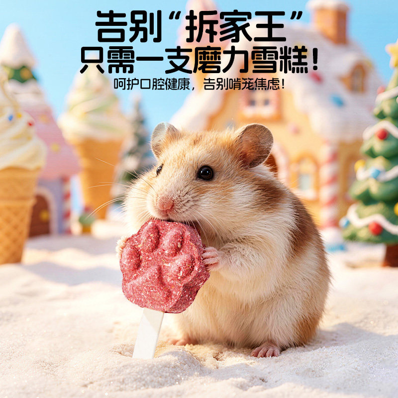 Bukka Star Hamster Snack Teething Ice Cream