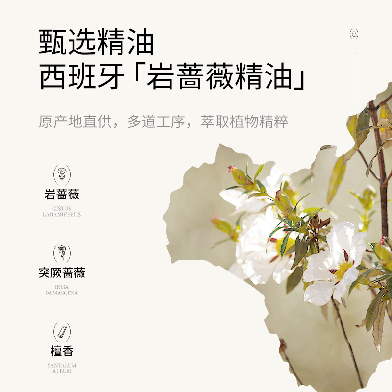 香鉴岩蔷薇香氛沐洗护套装沐浴露 香鉴洗发水