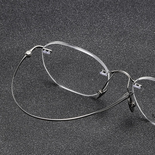 Titanium one-piece temple multi-sided glasses, ultra-light and value-conscious