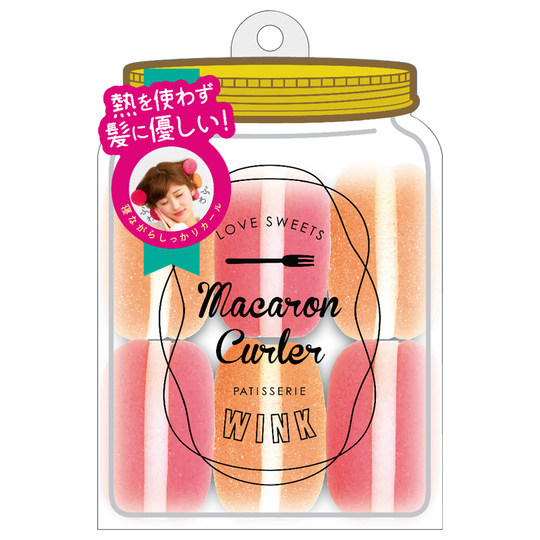 Luckytrendy macaron hair curlers