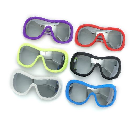 Yumomo2025 前卫先锋气质墨镜 个性diy手工滴胶彩色水银镜 - 图2