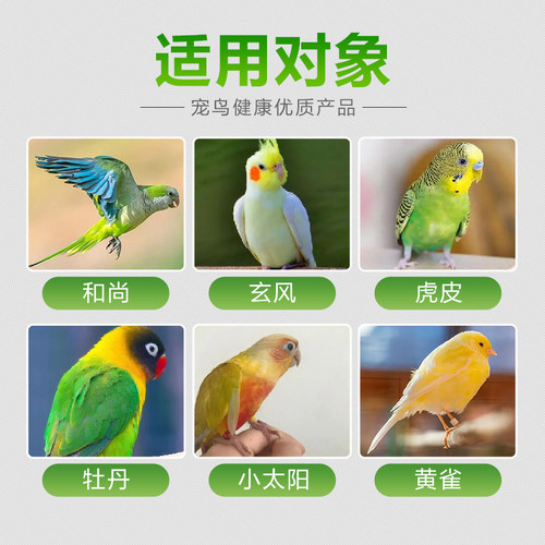 鹦鹉专用电解质益生菌粉鸟用电解多维质虎皮牡丹玄凤营养水鸟拉稀 - 图2