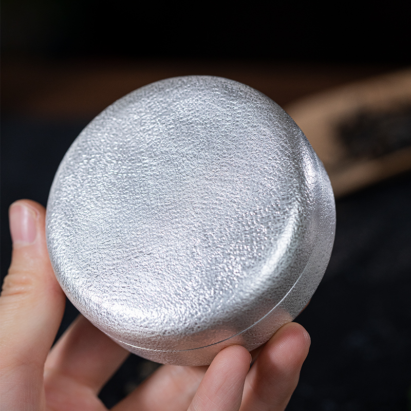 滇庆堂足银999手工茶叶罐普洱茶收纳盒中式茶叶盒随身茶叶储存罐,淘宝优惠券,粉丝福利购,淘宝优惠卷