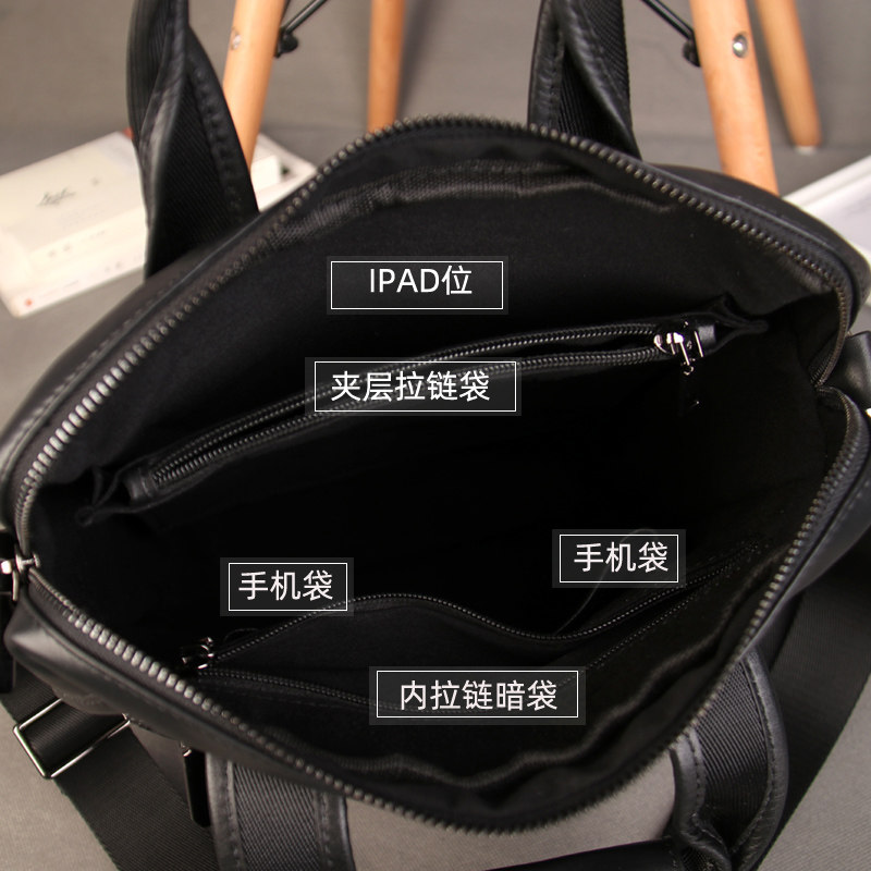 zzocia手提包竖款休闲 zzocia男士包袋