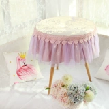 Европейский стиль изящный кружевной кружевной круглый столик ткань столовая ткань Круглый кофейный стол