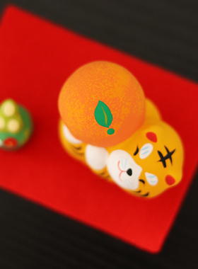 日本作舍窑陶土摆件日式桌面可爱