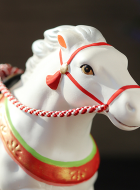 药师窑陶土摆件日式新年礼物手作