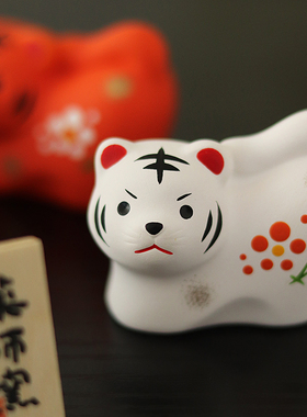 日本药师窑陶土摆件日式桌面可爱