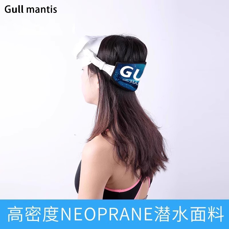 GULL MANTIS潜水面镜防缠发打结垫魔术贴开合便捷拆卸潜水好伴侣 - 图0