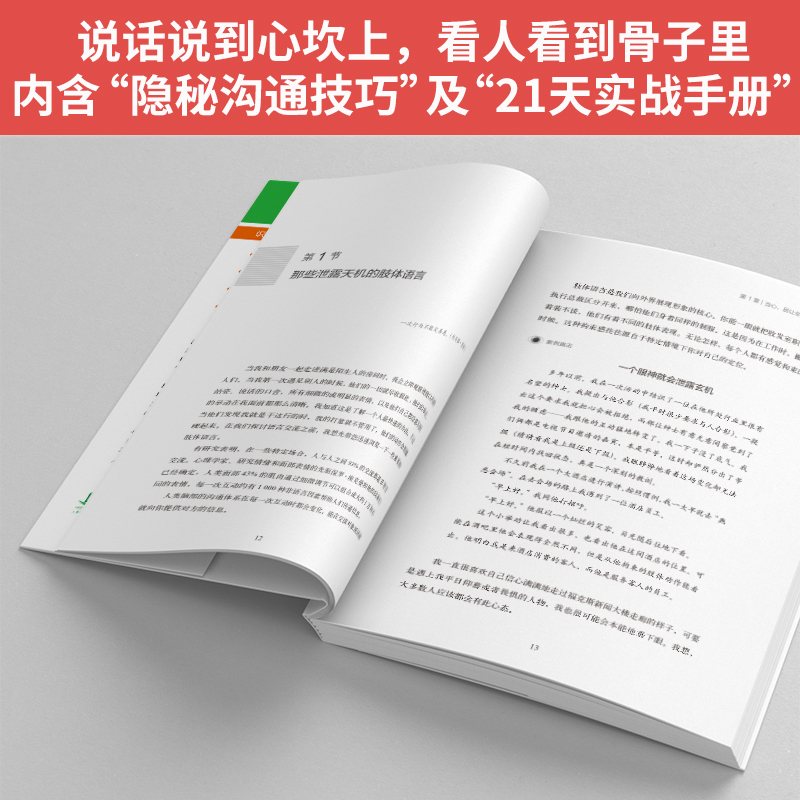 中资海派 21天教你练就完美沟通力 从读心到攻心运用肢体语言和微妙暗示赢得每一次沟通 如何识人怎样说对话如何与别人沟通 - 图2