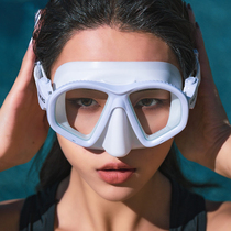 Myopia large frame diving adult children swimming goggles bathing cap suit for men and women swimming glasses HD waterproof anti-fog equipment