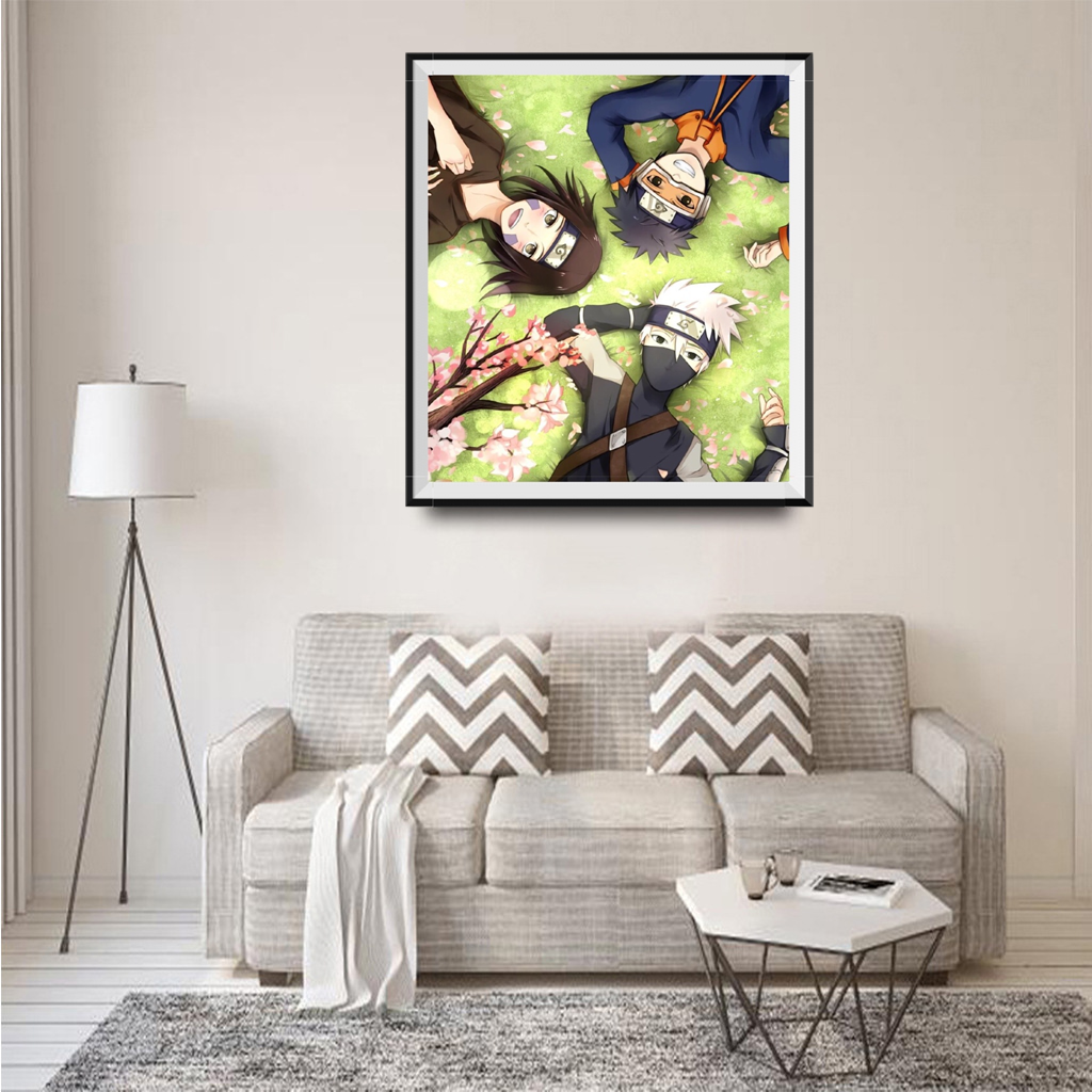 5d贴钻十字绣卡通动漫带土琳卡卡西钻石画手工卧室客厅小幅装饰画,淘宝优惠券,粉丝福利购,淘宝优惠卷