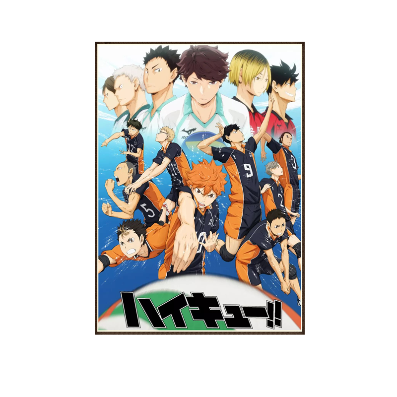 5d贴钻十字绣日本动漫排球少年 日向翔阳全员人物钻石画大幅挂画,淘宝优惠券,粉丝福利购,淘宝优惠卷